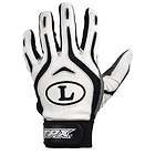 louisville slugger tpx pro design bg26 batting gloves white black