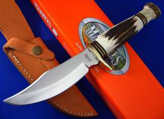 Marbles Stag Handle Fixed Blade Skinning Hunting Knife  