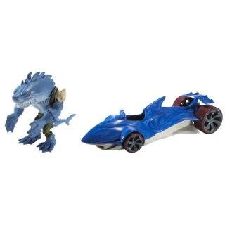 Hot Wheels Battle Force 5 Water Slaughter Vehicle and Sever Figure