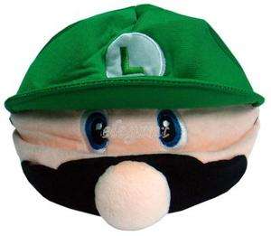 Nintendo Super Mario Brothers Bros Luigi 10 Plush Green Costume Hat 