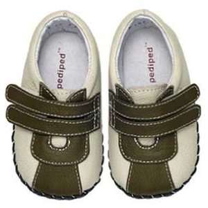 Pediped Baby Boy Shoes   Liam in Khaki and Olive (Size=S:(6 12 Months 