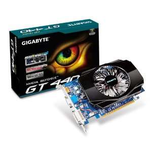  GIGABYTE GeForce GT 440 1GB DDR3 PCI Express 2.0 DVI I 