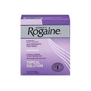 Womens Rogaine Hair Regrowth Treatment Solution, 3 Month Supply by 