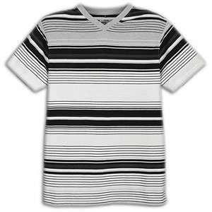  Southpole Engineered Stripe V Neck T Shirt   Mens Sports 