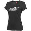 PUMA Large Logo T Shirt   Womens   Black / Grey