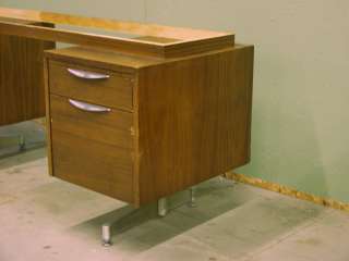 THONET Midcentury Modern Walnut Desk Laminate Top  