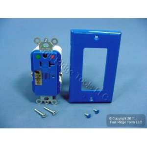 com Leviton BLUE ISOLATED Ground Hospital Grade LED Surge Receptacle 