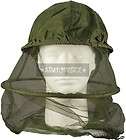 Olive Drab Military Mosquito Hoop Insect Repellent Head Net