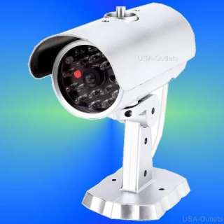   Outdoor Security Video Fake Dummy Camera w/ LED Light Motion Sensor
