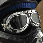 Chrome Chopper Motorcycle Motocross Sport Padded Goggle items in 