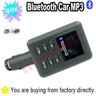 HandsFree Bluetooth Car Kit  Player Wireless FM Transmitter Fuse 
