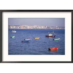 Fishing Boats Cascais, Portugal Collections Framed 
