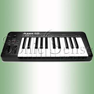 Alesis Q25 USB Keyboard Controller Q 25 Key MIDI Extended Warranty 