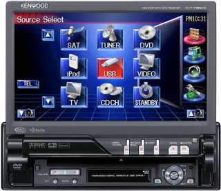Kenwood KVT 719DVD DVD/WMA//AAC/USB/iPod Control Receiver with 7 