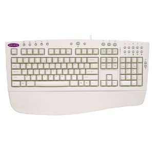   104 Key Multimedia Keyboard with 20 Hot Keys for Win95 Electronics