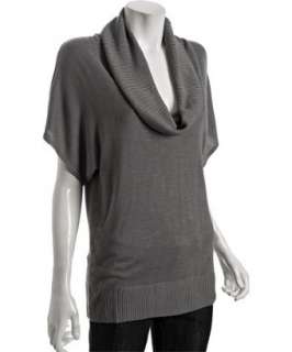 linQ granite bamboo blend cowl neck dolman sleeve sweater   up 