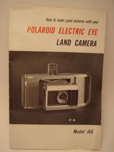 Polaroid Electric Eye Land Camera Model J66   Vintage Polaroid, Great 