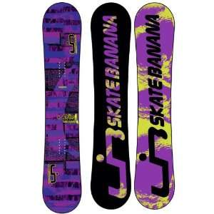  LibTech Skate Banana BTX Snowboard Purple  149cm Black 