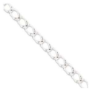   Silver 18inch Solid Polished Fancy Link Necklace QH349 18 Jewelry