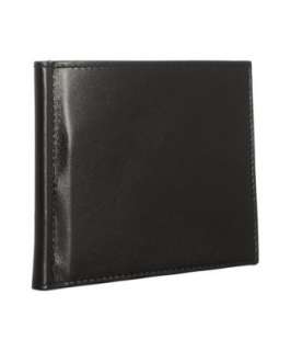 Cole Haan black leather Collection Unit money clip wallet   