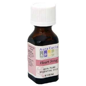Aura Cacia Pure Aromatherapy 100% Pure Essential Oil, Heart Song, 0.5 
