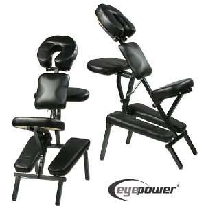   Black 3 Foam Portable Massage Chair Tattoo Chair Spa Chair by Fancier