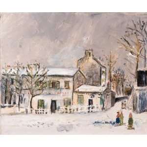 Hand Made Oil Reproduction   Maurice Utrillo   24 x 20 inches   Le 
