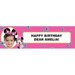  Disney Minnie Mouse Personalized Photo Banner Large 30 x 