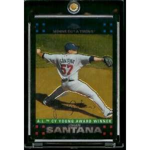  #252 Johan Santana Minnesota Twins Cy Young Award Winners Baseball 