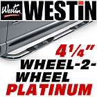 WESTIN Running Boards 24 54250 Platinum Wheel to Wheel Stainless Steel 