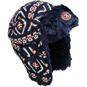  Montreal Canadiens Navy Blue Grand Forks Fargo Knit Hat Sports