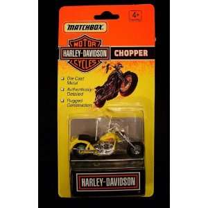  Matchbox Harley Davidson Motorcycles Chopper Yellow Toys & Games