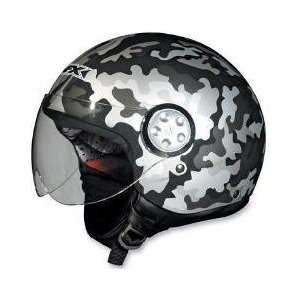  AFX FX 42 Pilot Helmet , Color Flat Black Camo, Size Sm 