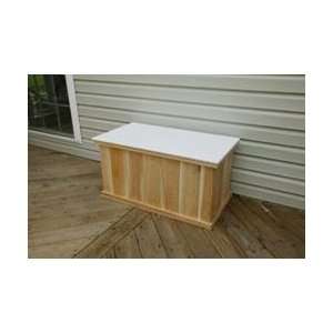  Deck Box Waterproof Lid Only (White) (46L x 24W x 1H 