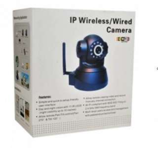 Wireless WIFI IP Webcam Camera IR LED 2 Audio Nightvision  