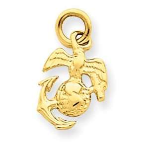  14k Gold U. S. Marine Corps Charm: Jewelry