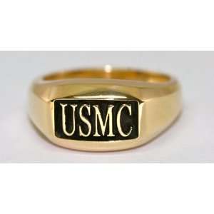 14k Yellow Gold Marine Corps ring, Designed and Handcrafted By Marine 