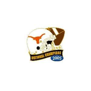  Texas Longhorns 2005 National Champions Helmet Pin: Sports 