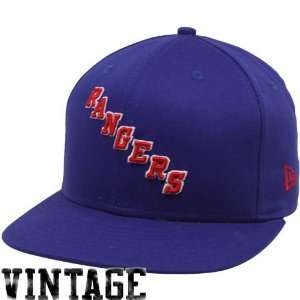  NHL New Era New York Rangers Royal Blue Back In The Day 2 