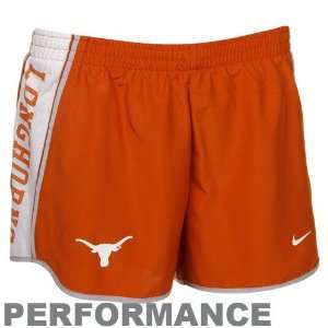  Nike Texas Longhorns Burnt Orange Pacer Performance Shorts 