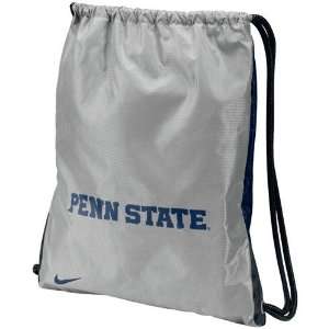 com Nike Penn State Nittany Lions Gray Navy Blue Home & Away Gym Bag 