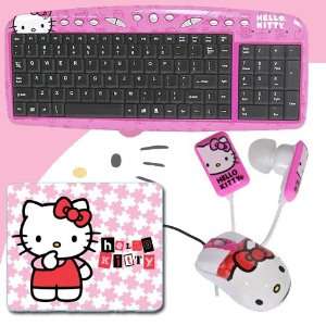  (Pink) + Hello Kitty USB Optical Mouse #81309 + Hello Kitty 3D Mouse 