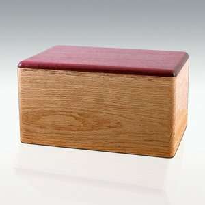 Simplicity Wood Cremation Urn   Engravable   