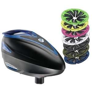   Paintball Loader Hopper   Blue + FREE SPEED FEED