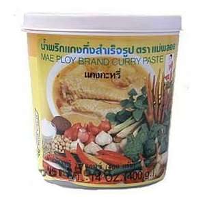 Mae Ploy Thai Yellow Curry Paste   14 oz jar  Grocery 