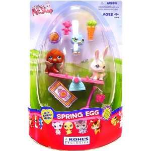  Littlest Pet Shop Figures Exclusive Spring Egg 3 Pack with 