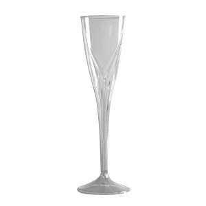   oz. Clear Plastic Classicware Champagne Glass 100/CS