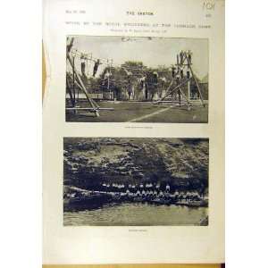   1895 Royal Engineers Curragh Suspension Bridge Pontoon