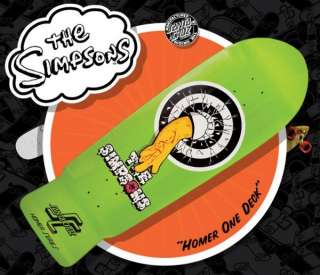 Santa Cruz SIMPSONS HOMER ONE Roskopp Spoof Skateboard  
