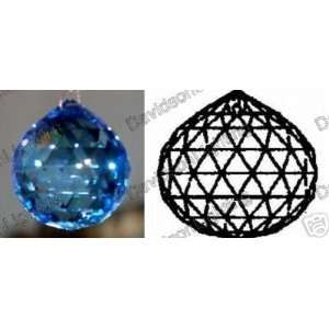  30mm Blue Crystal Ball Prisms set of 10pc #1701 30